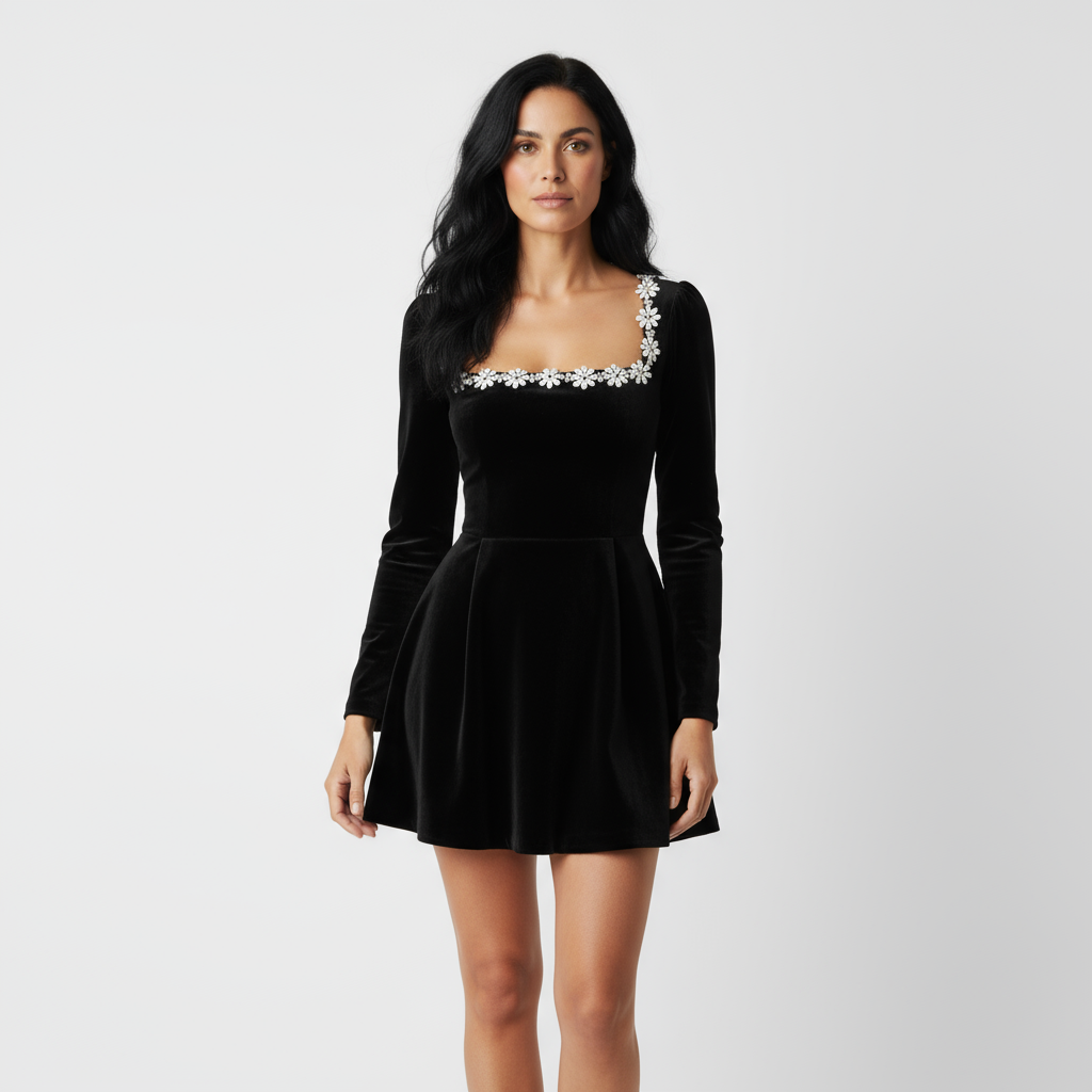 MAËLLE | Vestido de cristal