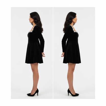 MAËLLE | Vestido de cristal