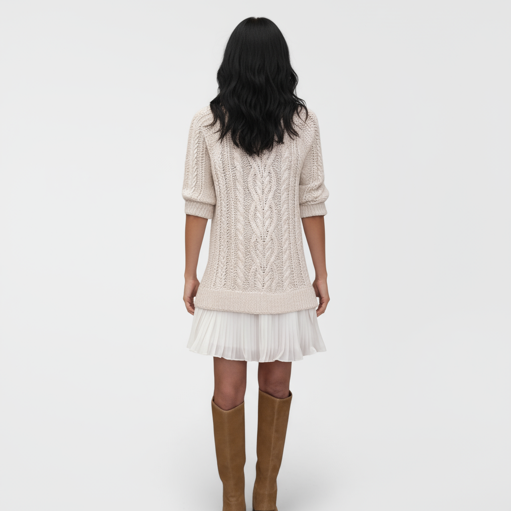 NARELLA | Vestido sofisticado de punto