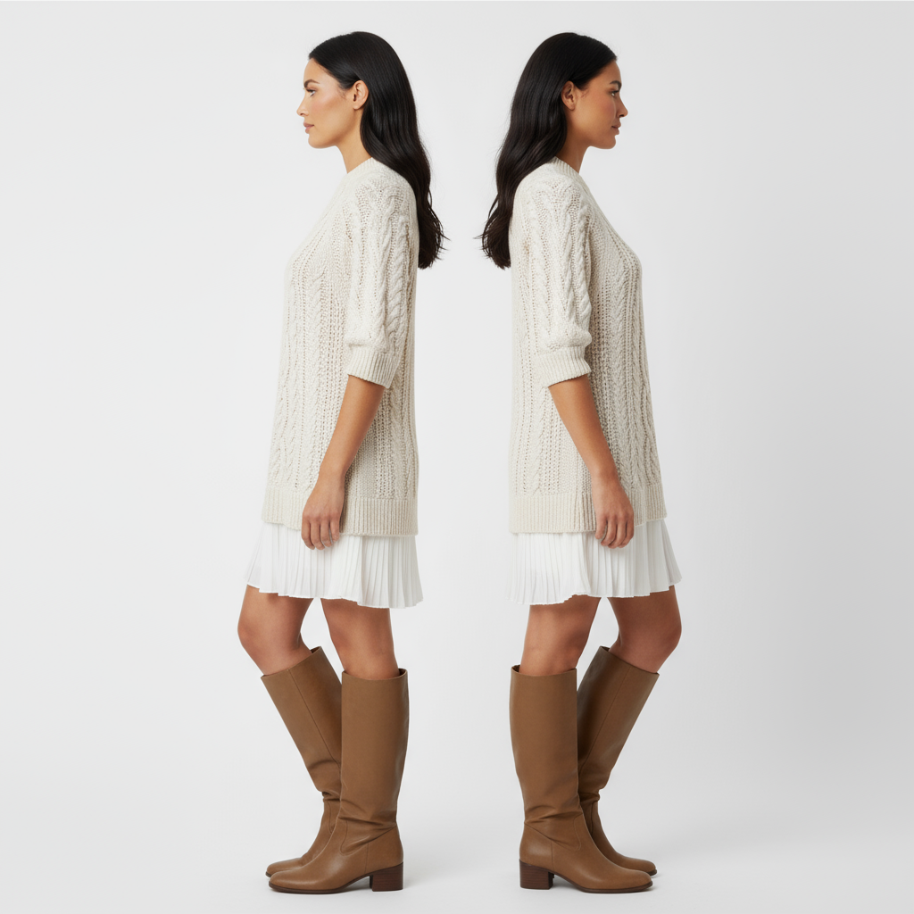 NARELLA | Vestido sofisticado de punto