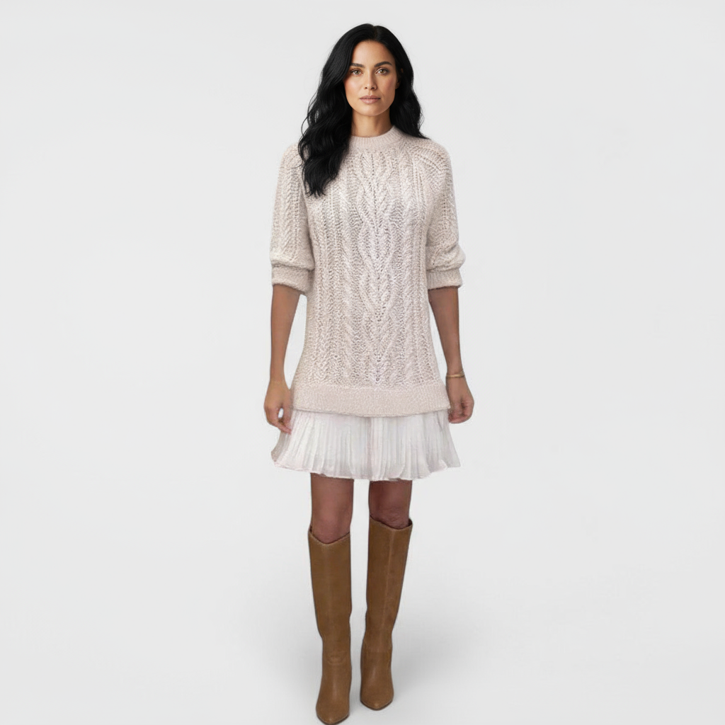 NARELLA | Vestido sofisticado de punto